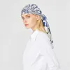 90 cm Square Scarves Luksusowy Twill Jedwabny Szalik Hidżab Marka Kobiety Szalik Handmade Curled Ladies Ladies Foulard Headband Bandana Q0828