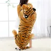 Simulação tigre leopardo pantera pelúcia brinquedo macio pelúcia animais boneca branco crianças crianças presente de aniversário 210728