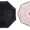 Creative Перевернутый зонтик Солнцев дождь длинноплавный зонт обратный ветрозащитный двойной слой перевернутый чувец зонтик C-крючок руки морской путь dat288