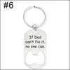 Mode-Ideen Gravierte Liebe Sie Tragbare Bier Flaschenöffner Keychain Mini Pocket Edelstahl Schlüssel Ringe für Männer Vater Geschenke