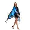 Foulards Halloween Accessoire Costume Cosplay Fée Femmes Cape Papillon Ailes Châle Écharpe Dames Cape Kimd22