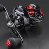 Baitcasting Reels Fishing Reel Metal Swing Arm Anti Slip Grip Bespaar inspanning comfortabel stevige gladde lijn eruit