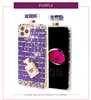 Mode bling parfymflaska diamant telefonväskor kedja lanyard för samsung s21ultra s20u notera20 not10 s10plus s9 a20 bing designer kristall rhinestone back cover