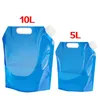 Sacs de plein air sac à eau pliant bidon stockage Portable levage hydratation Pack réservoir conteneur 5L/10L