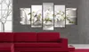 현대 지문 난초 꽃 유화 캔버스 아트 꽃 벽 그림 거실 및 침실 (프레임 없음) sggs