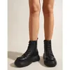 Boots SARAIRIS Fashion Platform Ankle Women Chunky Heels Shoelace Zip Ladies Short Motorcycle Street Casual Shoes