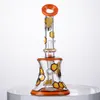 3D Bee Style Bong Unique Beaker Bongs Tube Droit Hookhs Multi 3 Types Pipes À Fumer Heady Glass Water Pipes 5mm Dab Oil Rigs Avec 14mm Joint Bowl