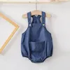 Sling Pants Baby Triangle Bag Fart Romper Infant Boy Girl Plaid Overalls Summer born Jumpsuit 210515