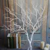Decoratieve bloemen kransen 1 stks kunstmatige zwarte witte boom takken plastic koraal voor thuis bruiloft gedroogd H90CM