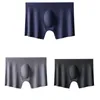 3pcs Boxer Mens Male Underwear Ice Silk Breathable Men Boxers Sexy Underpants For Man Panties Transparent Shorts