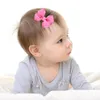 20 colores bebé nylon bowknot horquillas chicas grandes 4.5 pulgadas arcos de pelo barrettes envueltos niños bebés niños pequeños hairbands