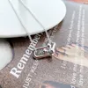 Цепи 925 Серебряное колье высококачественного модного очаровательного подарка моды с логотипом с логотипом с логотипом