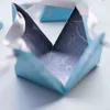 Pirámide triangular Caja de dulces Favores de boda y caja de regalo Caja de papel Embalaje para decoración de bodas Baby Shower Party Supplies 211108