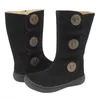 Livie Luca crianças sapatos minimalista botas crianças neve descalço moda outono e inverno de sapatilhas de couro 211108