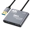 50 OFF 4K 1080P متوافق مع USB 30 حلقة صوت الفيديو HD 1080P60 CAPTURE CARDE ADAPTER HUBS6815393