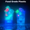 Night Lights colors Mini Romantic Luminous Cube LED Artificial Ice Cubes Flash LEDs Light Wedding Christmas Decoration Party USA STOCK