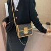 Daglig väska Populär avancerad väska Kvinna 2023 Internet Celebrity Messenger Bag Trendy Korean Style Autumn All-Match Shoulder Small Square B