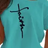 Épaule dénudée femmes T-shirt lettre impression surdimensionné à manches courtes lâche femmes vêtements Sexy licou cou T-Shirt ropa mujer X0527