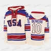 Miracle On Ice Team США Хоккейный пуловер с капюшоном Коул Кофилд Тревор Зеграс Мэттью Бенирс Блейк Уилер Мэтт Рой Брайан Бойл Джек3961043