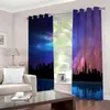 Rideaux personnalisés, beaux nuages multicolores colorés, rideaux de fenêtre de ciel nocturne pour salon chambre à coucher, ensembles occultants