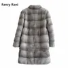 Real Natural Mink Fur Coat Women Winter Long Mink Fur Coat Fur Jacket Avtagbar Ärm Justerbar Klädlängd Anpassad 210816