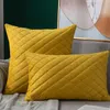 Coussin / oreiller décoratif 2021 couverture de coussin en velours nordique