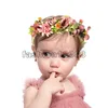 2021 New Multicolor High Quality Baby Headband Boutique Pearl Flower Hairbands Princess Boho Headband Girls Floral Headbands
