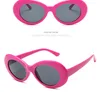Kadınlar Clout Goggle Güneş Gözlüğü Retro Küçük Yuvarlak Moda Güneş Gözlükleri Pembe Kırmızı Gözlük UV400 Gözlük Gözlük