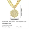 Colliers pendentifs Fashion Hop Hop Jewelry Cumbic Zircon Snowflake avec largeur 13 mm Iced Out Miami Cuban Link Chain Choker Gift5745315