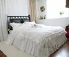 Bedding Sets Big Lace Queen Set Romantic Ruffle Duvet Cover Designer Floral Bed Bedroom Sheets Luxury