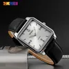 Skmei Fashion Square Dial Design Men Watch Casual Mens Quartz Wristwatches Waterproof Watches for Male Gift Reloj Hombre 1603 Q0524