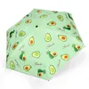 Kleine mode vouwen paraplu regen fruit heren mini pocket parasol meisje UV-bescherming waterdichte draagbare reis paraplu 211124