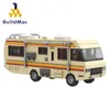 New Moc American Drama Breaking Bad Classic Walter White Pinkman Cooking Lab RV Town High-Tech idéer Byggsten Leksak Kid Present Q0624