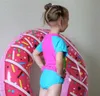 ベビー水着の女の子の蝶の刺繍水着2つの部分プリント幼児の入浴スーツ子供ビーチウェア夏の子供服2色BT6451