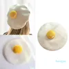 베레렛 2021 겨울 가짜 양모 베레모 모자 카와이 귀여운 데친 계란 빈티지 화가 비니 모자