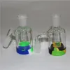 Narghilè Vetro Recupera cenere Catcher 14mm Maschio Femmina 45 90 Con Chiodo a cupola AshCatcher Per Glas Water Bong Dab Rigs