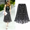 flared tulle skirt