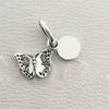 Movie Mavel Butterfly pendant pandora jewelry 925 Sterling silver chain necklace for women men chains long sets Christmas birthday251r