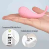 SEX EI -kogels 2in1 Vibrerende echte tong g spot clitoris stimulator implanteerbare vagina massage dubbele kop vibrator speelgoed voor vrouwen 0928