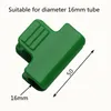 Greenhouse Clamps Clips Plant Stakes Rörklämmor för ytterdiameter Shed Film Row Cover Shading Netting Tunnel Hoop Clips