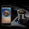 Lettore MP3 per auto Kit vivavoce Bluetooth Trasmettitore FM Accendisigari Dual USB Ricarica Rilevamento tensione batteria Riproduzione disco U