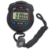 Outdoor Sport Stopwatch Professional Handheld Digital LCD Display Sport Running Timer Chronograph Counter Timers med RAP RRA9652