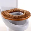 2Pc Thicken Soft Warm Toilet Seat Cover Winter Bathroom Closestool Cushion Bathware