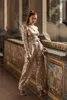 Elegant Wedding Dresses One Shoulder Long Sleeve Lace Sequins Bridal Gowns Custom Made Ankle Length A Line Jumpsuits Dress Robe De6448373