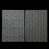 Bakning konditorivaror plast 6 stycken mönster kexkaka stencil fondant mögel konsistens matta dekoration prägling kudde