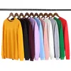 Vêtements à sweat à sweat en coton Association solide pour couple des pulls lâches pour hommes unisexes coréennes coréens shirts 211220