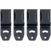 4PCS nero Tatical plastica anelli regolabili coltello da caccia pistola fodero con viti di montaggio Chicago Clip da cintura pieghevoli