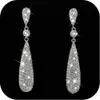 12Pair Teardrop Rhinestone 채워진 스터드 귀걸이 여성을위한 할로윈 미학 보석 액세서리