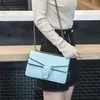 2021 Projektant Torebki Torebki Wąż Skórzany Embossed Moda Kobiety Łańcuch Crossbody Marka Messenger Sac Main