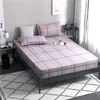 Lakan uppsättningar hem 1pcs flamingos tecknad säng på elastiska band gummi sheet madrass täcker nordisk monterad vuxen dubbel storlek 47